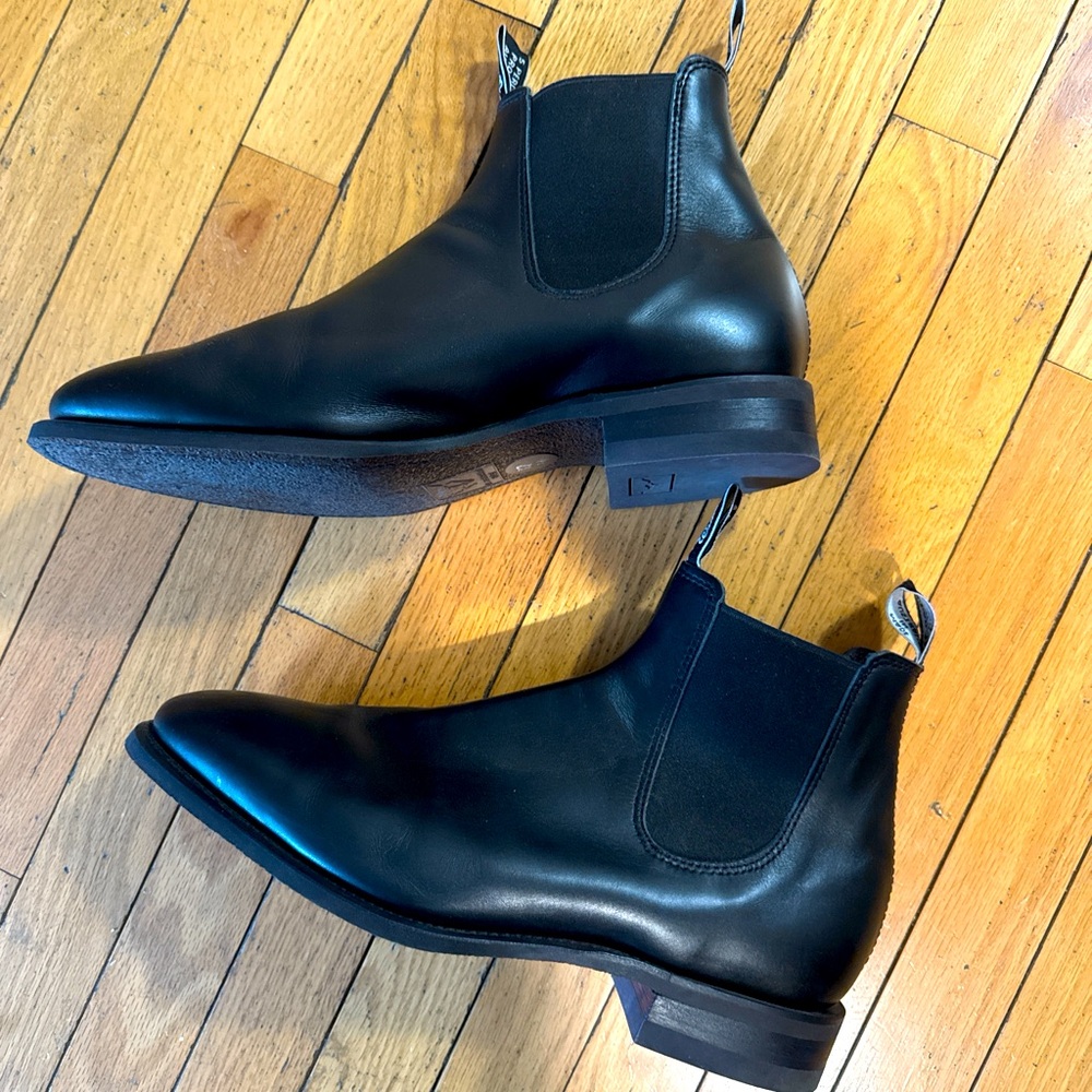New RM Williams Black Comfort Craftsman